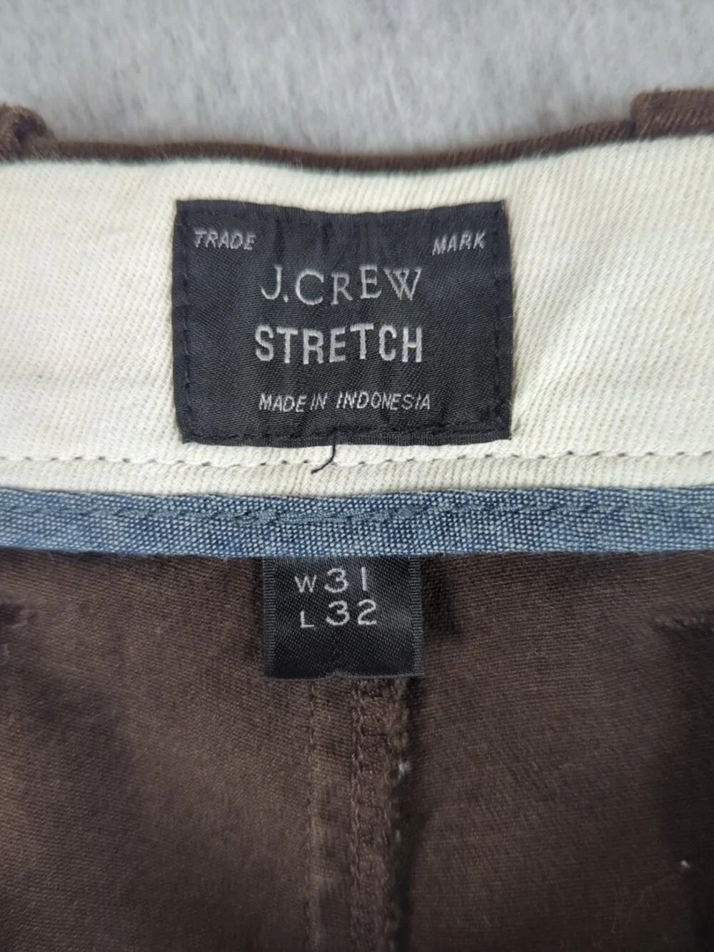 J. Crew 484 Slim Fit Stretch Chino Pants Men's 31x32 (Actual 32x31)